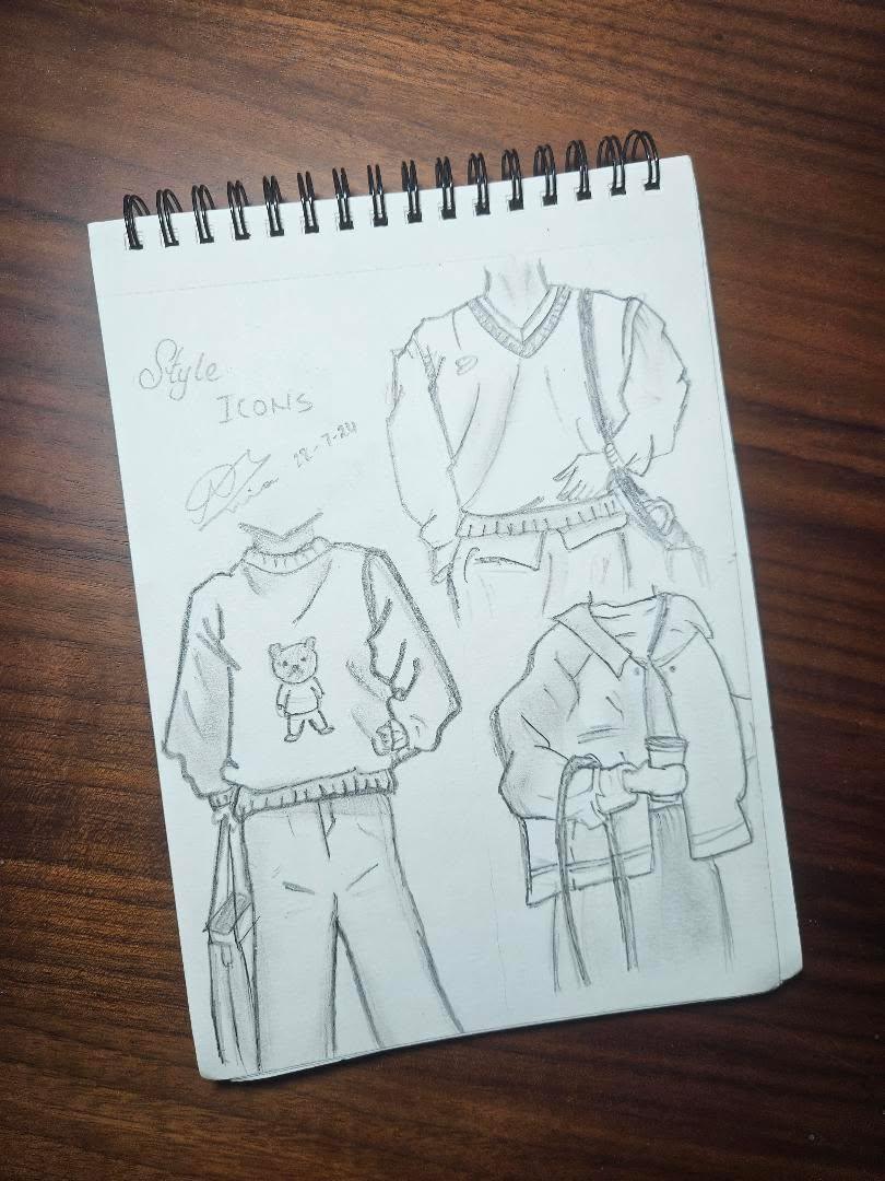Style Icons fashion sketch page by thepaint.nia